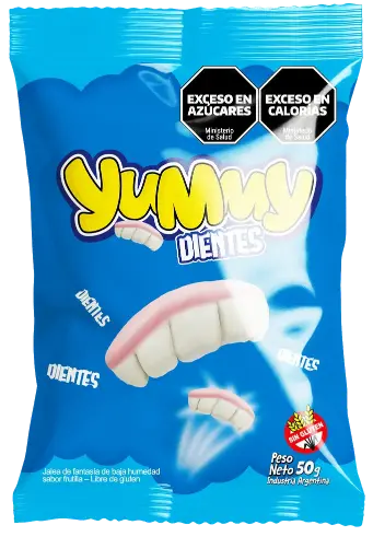 [100096] Gomitas Yummy Dientes x50g (12x10)