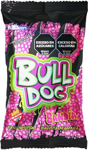[28869] Pastilla Bulldog Sandia Ácida x30g (12x12)