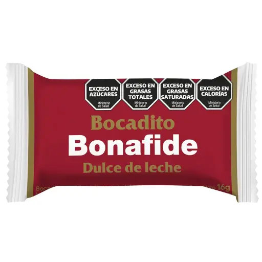 [100175] Bocadito Bonafide Dulce de Leche x16g (8x24)