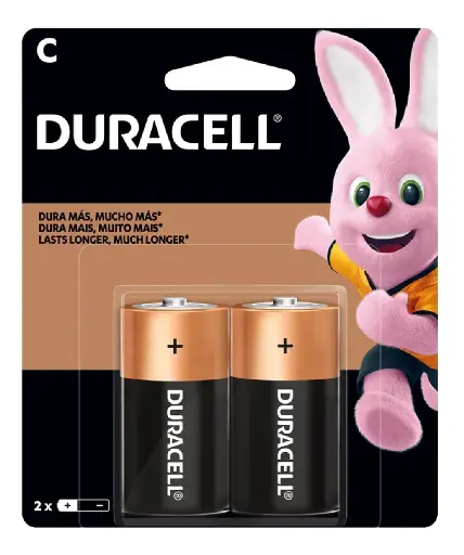 [47504] Duracell Alcalina C x2 (48x2)