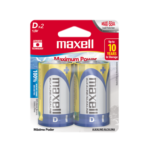 [100006] Pila Alkalina Maxell D x2