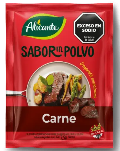 [100341] Sabor en Polvo Alicante Carne sin Tacc x7,5g (10x12)
