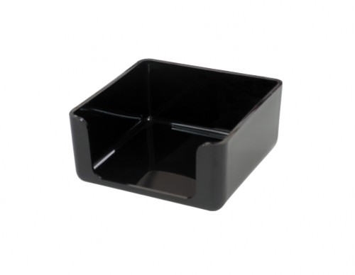 [100610] Portataco Pizzini 9x9cm Negro (x10)