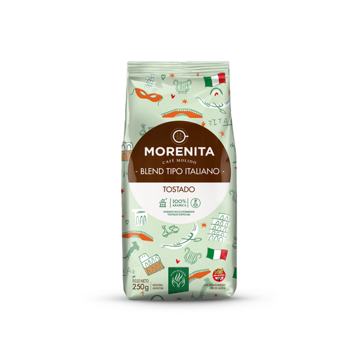[100638] Café Molido Morenita Blend Tipo Italiano Tostado x250g (x6)