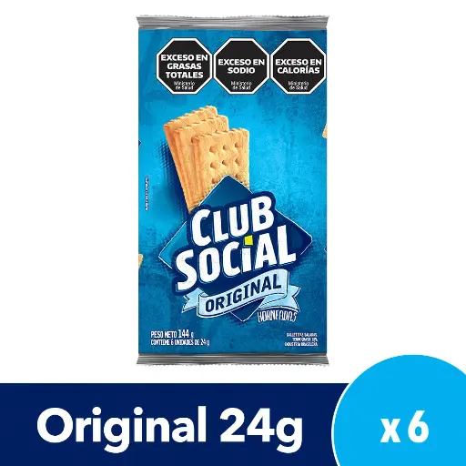 [100652] Galletitas Club Social Original x6x23,5g (x44)