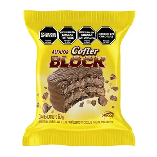 [100684] Alfajor Cofler Block x60g (x21)