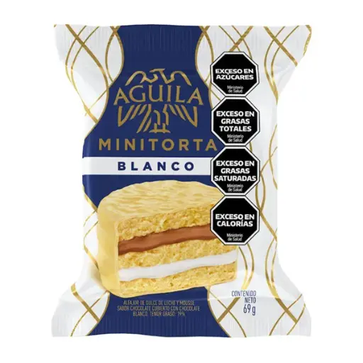 [100688] Alfajor Minitorta Águila Blanco x69g (x21)