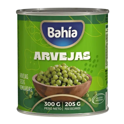 [100782] Arvejas Secas Remojadas Bahía x300g (x24)